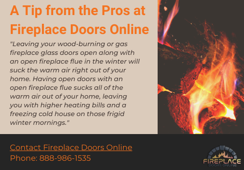 Should Your Fireplace Doors Be Open or Closed While Burning